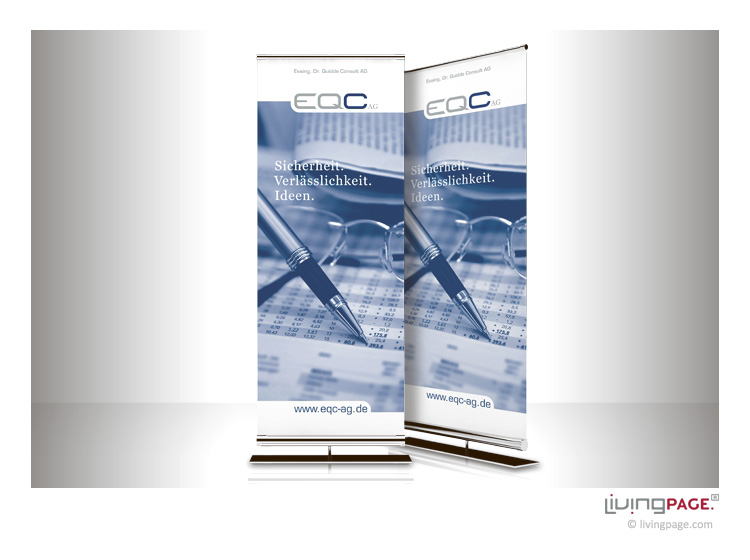 Roll Up Banner Livingpage Agentur Munster