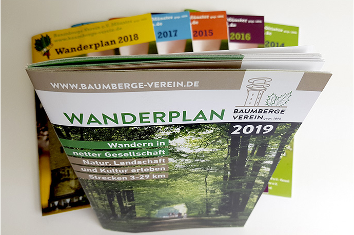 Wanderplan 2019 im überarbeiteten Design