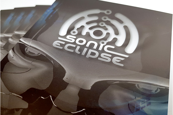 Veranstaltungsfolder zur Sonic Eclipse Party