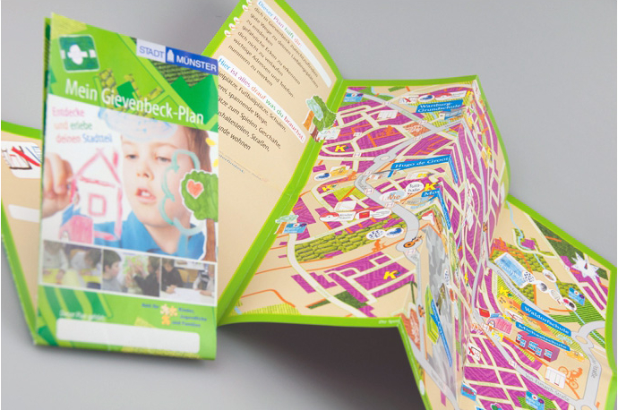 Stadtteilplan von Kindern, für Kinder