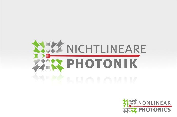 Logo Nichtlineare Photonik (deutsch und englisch)