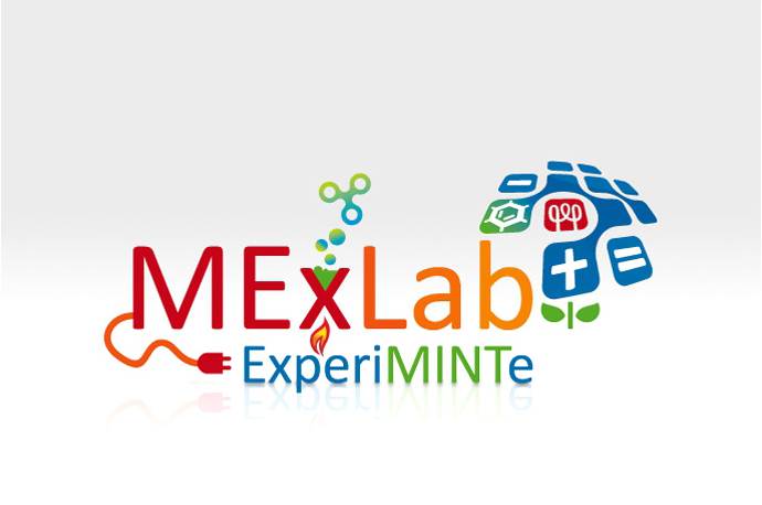 Logo MExLab Experimente, Zielgruppe Schüler/innen ab Klasse 5